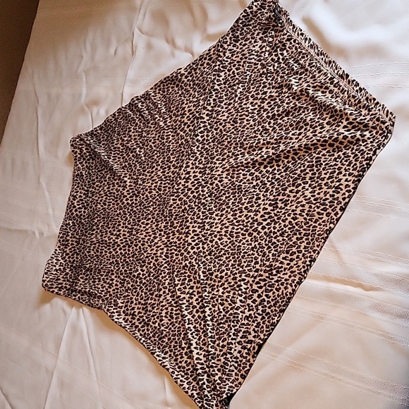 Josephine Chaus 3‎ Piece Animal Print Skirt Tank Sweater Brown Womens Sz S/M - Picture 3 of 12